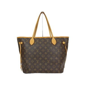 LOUIS VUITTON Neverfull Tote Bag Monogram Canvas Pivoine Brown Pink